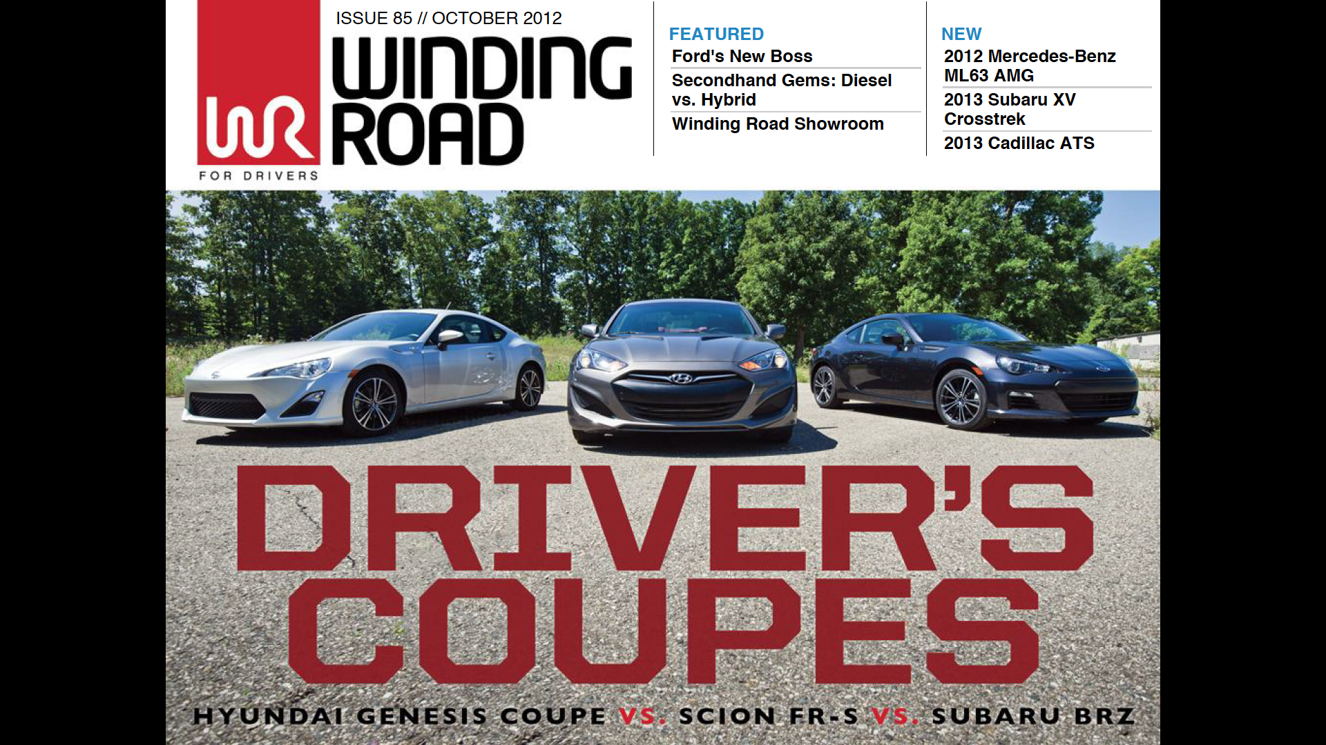 Driver's Coupes Issue 85 // October 2012
