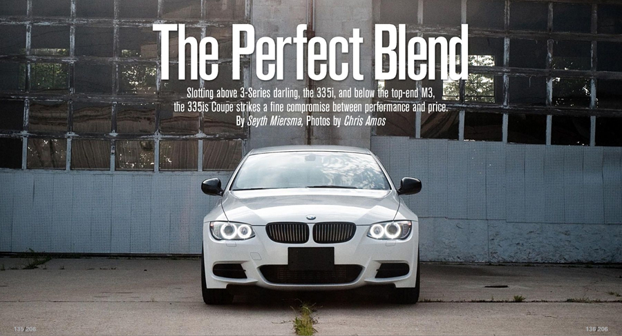 BMW 335is Spread in Winding Road Magazine Issue 61 // October 2010