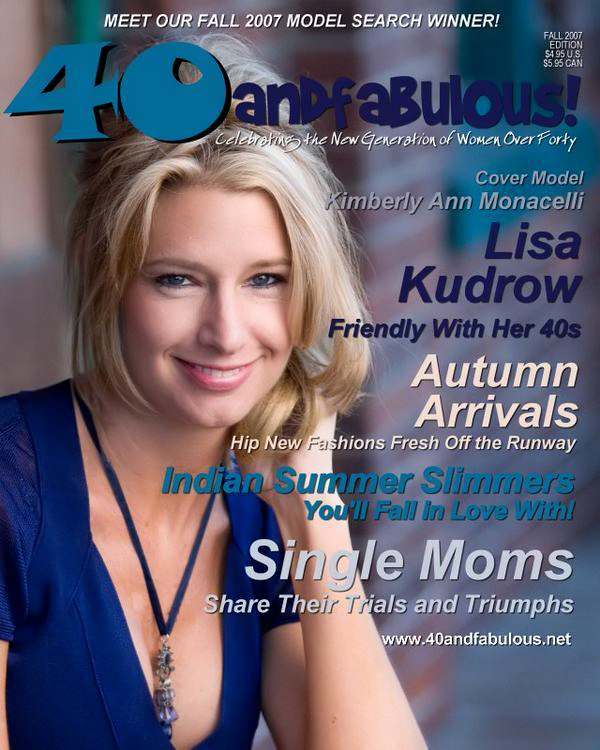 Cover Photo for "40 and Fabulous" Magazine // Fall 2007